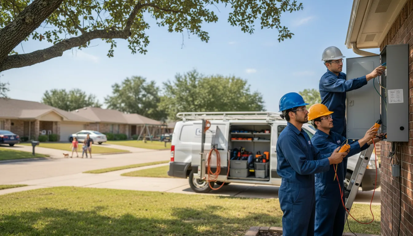 Certified electrician providing emergency electrical services in Star City, AR